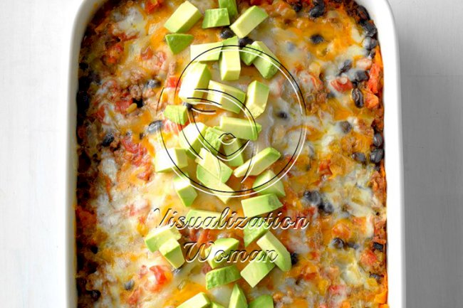Cheesy Fiesta Beef Casserole
