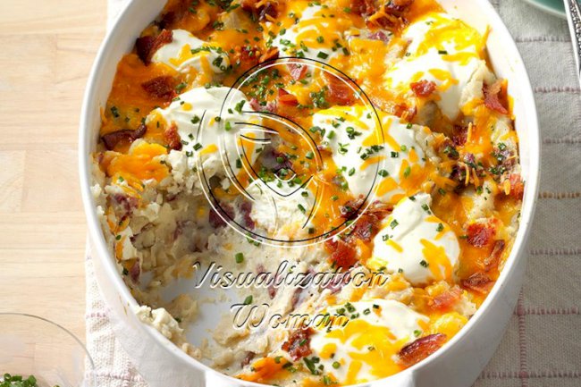 Loaded Red Potato Casserole