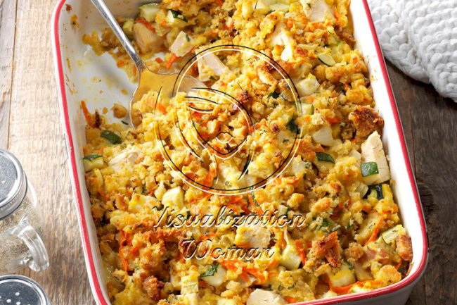 Chicken Zucchini Casserole