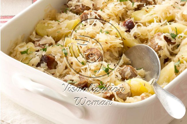 Sauerkraut Casserole