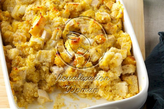 Cornbread Chicken Bake