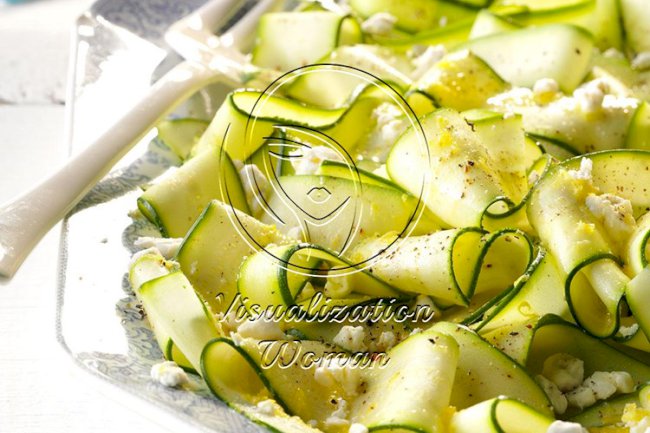Lemony Zucchini Ribbons