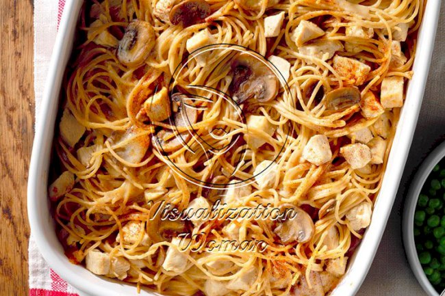 Mushroom Turkey Tetrazzini