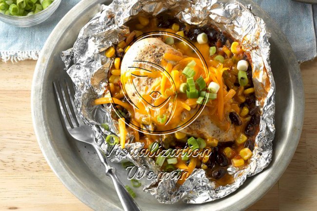 Chicken Ole Foil Supper