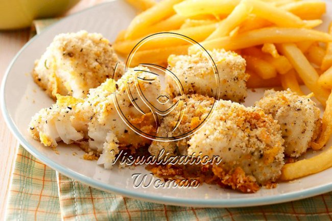 Oven-Fried Fish Nuggets