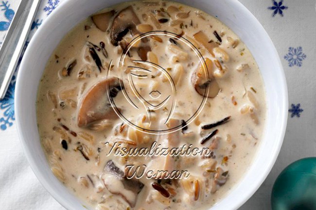 Wild Rice and Mushroom Soup