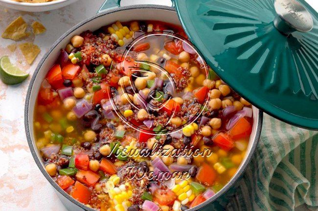 Chickpea Tortilla Soup