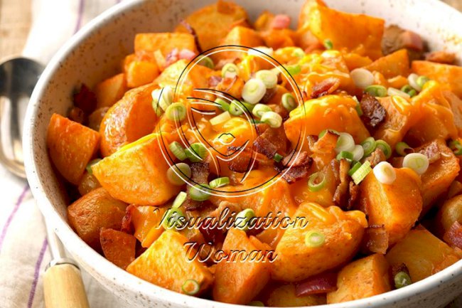 Pressure-Cooker Buffalo Wing Potatoes