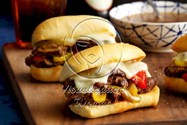 Pressure-Cooker Philly Cheesesteak Sandwiches