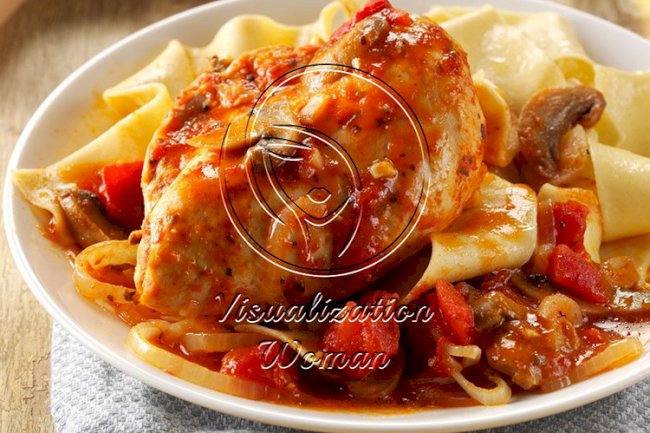 Pressure-Cooker Chicken Cacciatore
