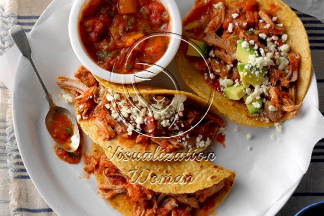 Pressure-Cooker Pork Tacos with Mango Salsa