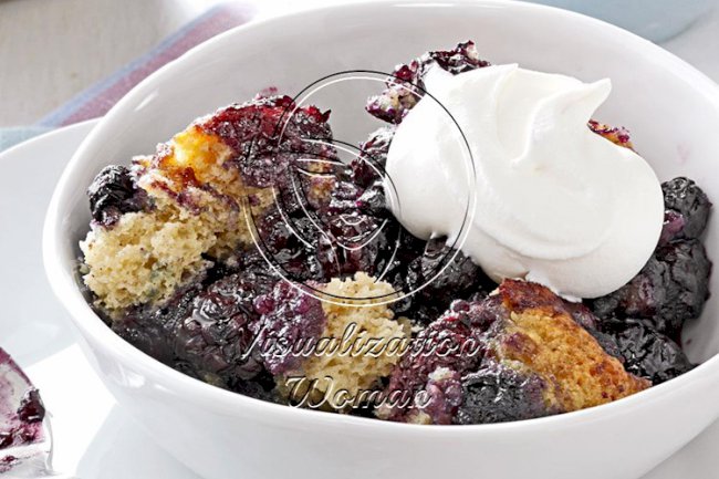 Pressure-Cooker Black and Blue Cobbler