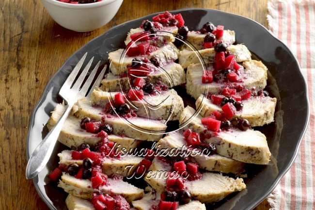 Pressure-Cooker Turkey with Berry Compote