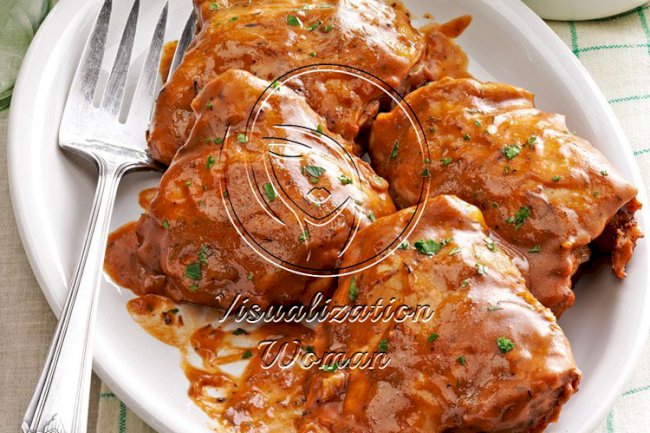 Pressure-Cooker Apple Balsamic Chicken