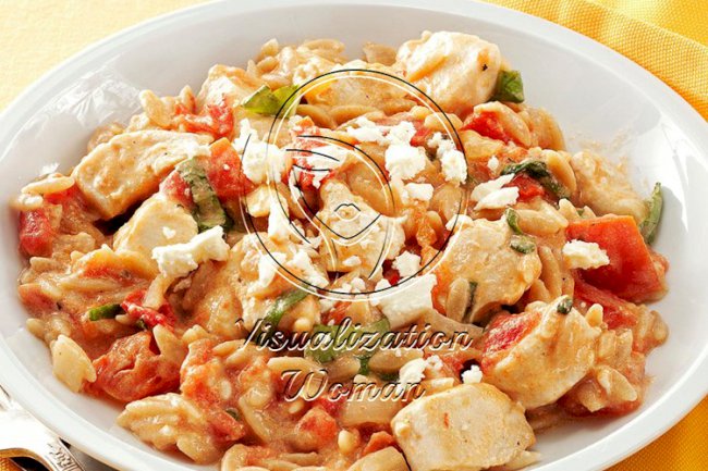 Chicken in Tomato-Basil Cream Sauce