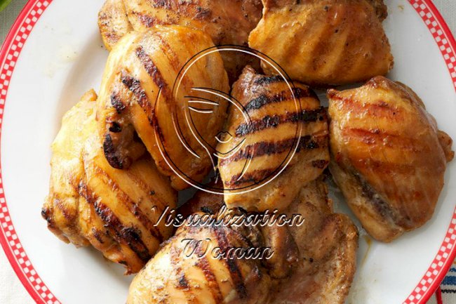 Grilled Brown Sugar-Mustard Chicken
