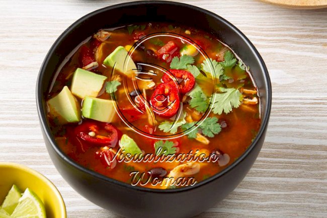 Pressure-Cooker Chicken Tortilla Soup