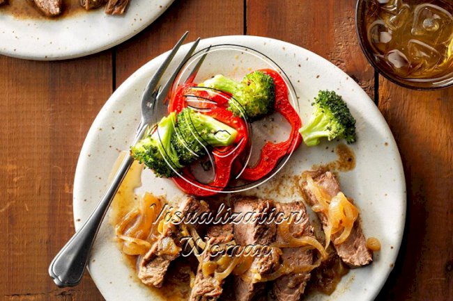 Slow-Cooked Flank Steak