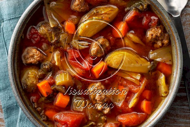 Italian Beef Vegetable Soup