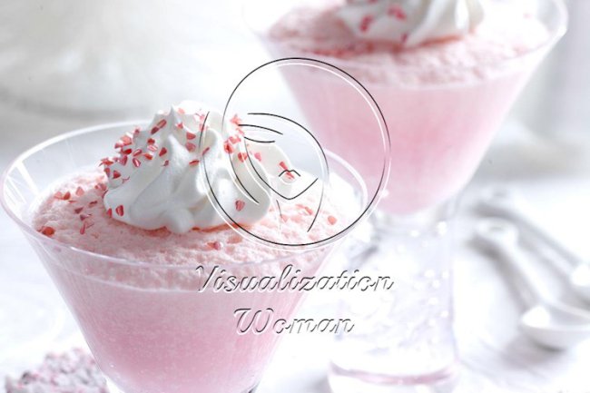 Candy Cane Souffle