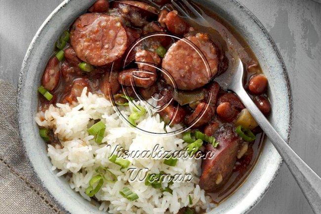 Pressure-Cooker Andouille Red Beans and Rice