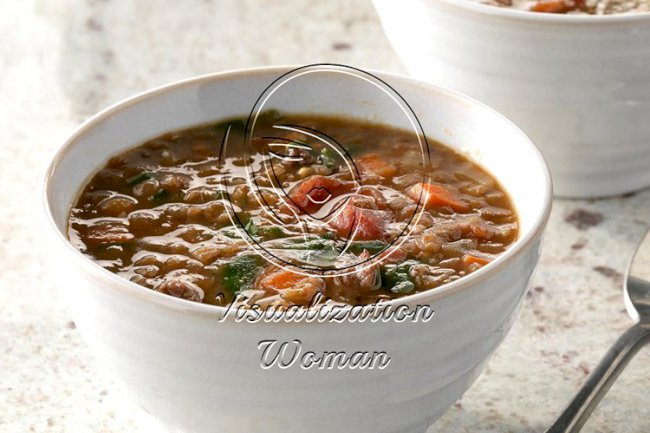 Pressure-Cooker Lentil and Sausage Soup