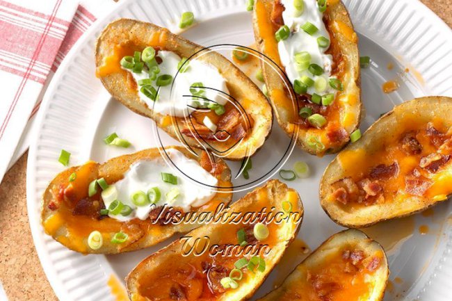 Multi-Cooker Bacon and Cheddar Potato Skins