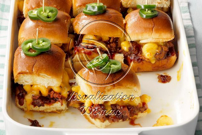 Mac & Cheese Pork Sliders