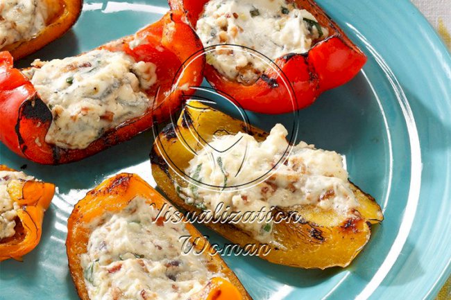 Blue Cheese & Bacon Stuffed Peppers