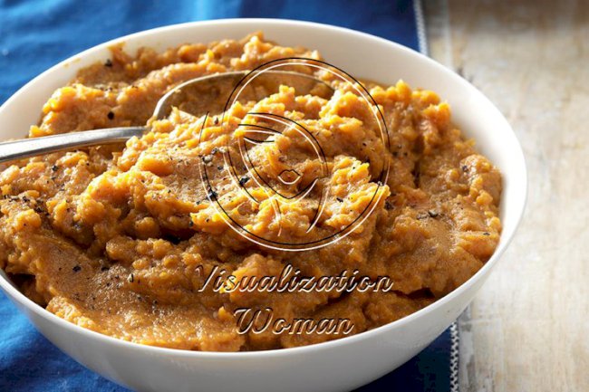 Brown Sugar Sweet Potatoes with Apples
