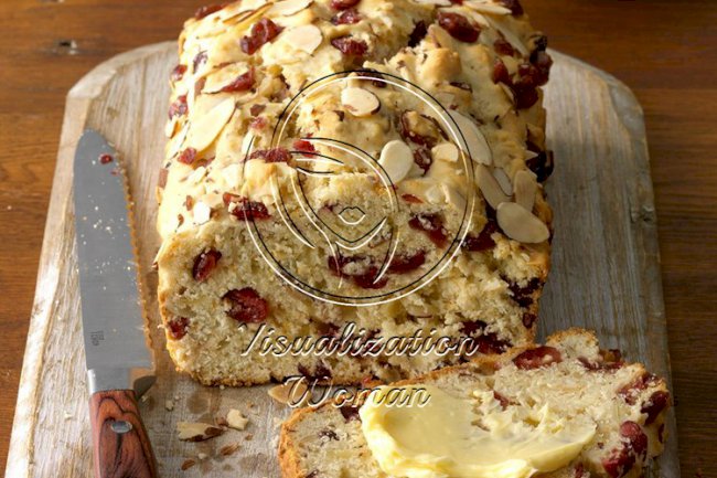 Cranberry Orange Almond Quick Bread