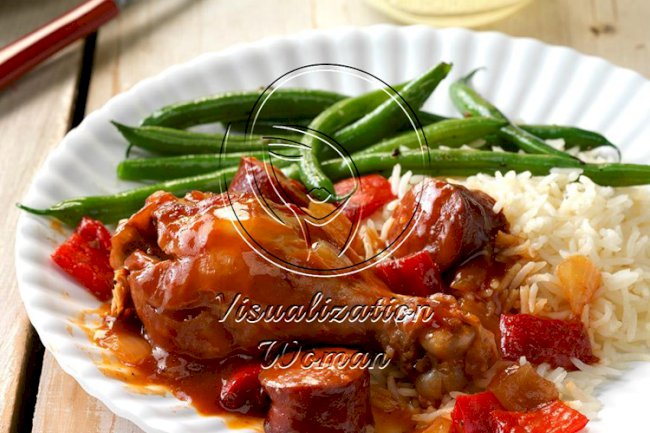 Pressure-Cooker BBQ Chicken & Smoked Sausage