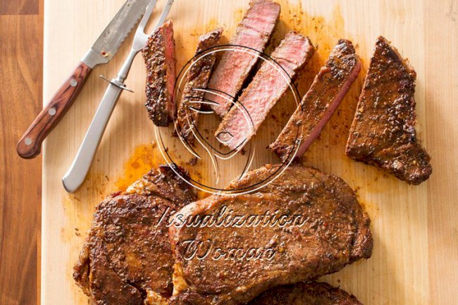 Peppered Ribeye Steaks