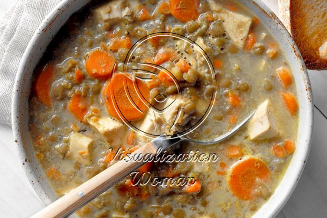 French Lentil and Carrot Soup