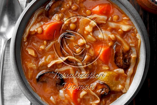 Cabbage Barley Soup
