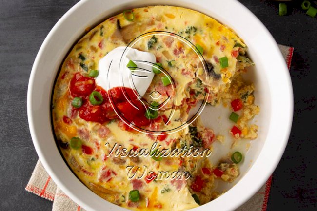 Pressure-Cooker Cheesy Egg Casserole