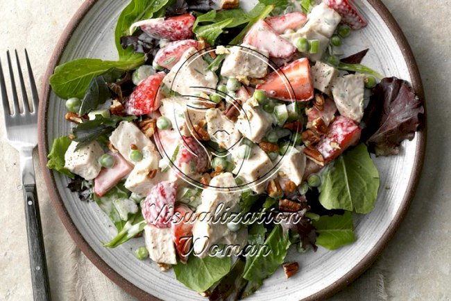 Strawberry Tarragon Chicken Salad