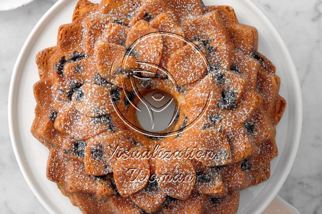 Blueberries and Cream Coffee Cake