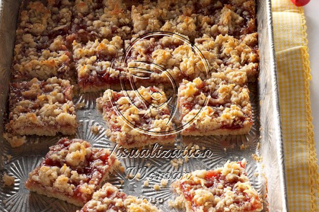 Strawberry Oatmeal Bars