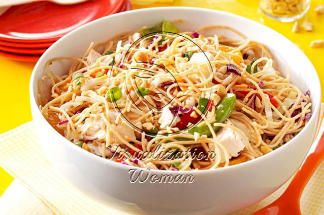 Sesame Chicken Noodle Salad