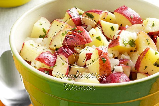 Lemon Vinaigrette Potato Salad