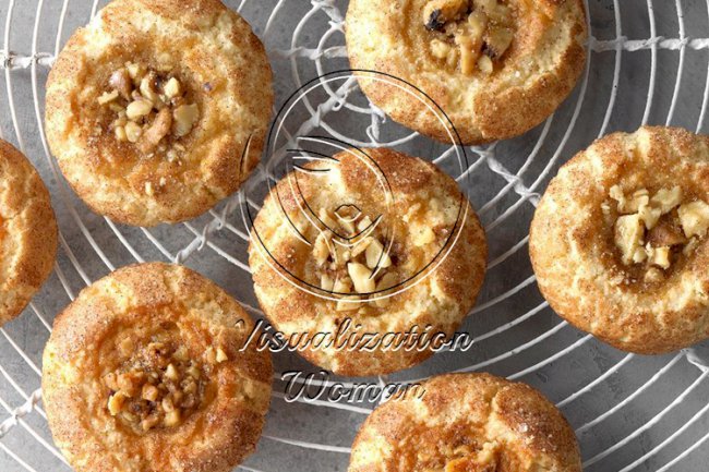 Baklava Thumbprint Cookies