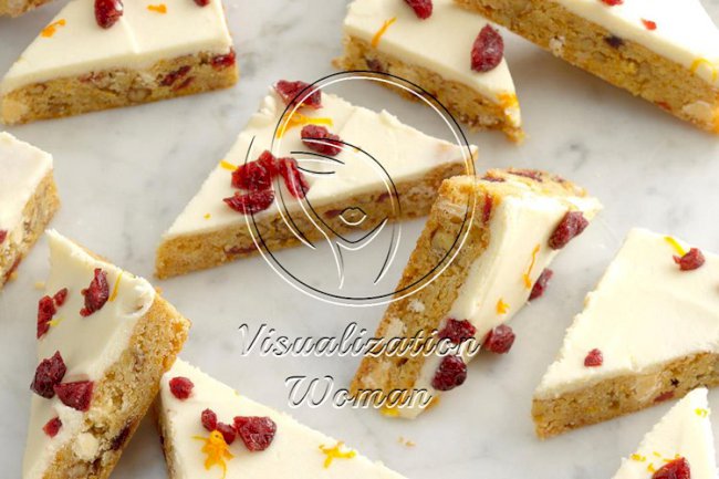 Orange Cranberry Cookie Bars