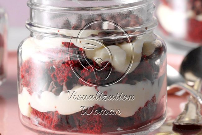 Red Velvet Jar Cake