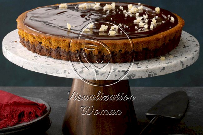 Chocolate Ganache Pumpkin Tart