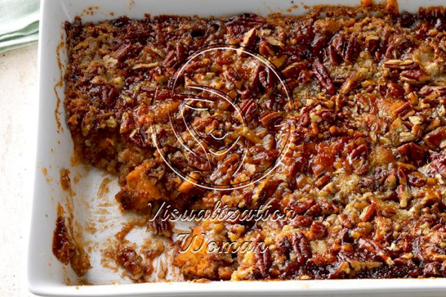 Apple-Sweet Potato Pecan Dump Cake