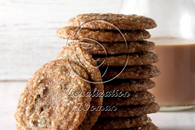 Crystallized Gingerbread Chocolate Chip Cookies
