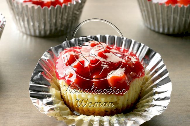 Mini Cherry Cheesecakes