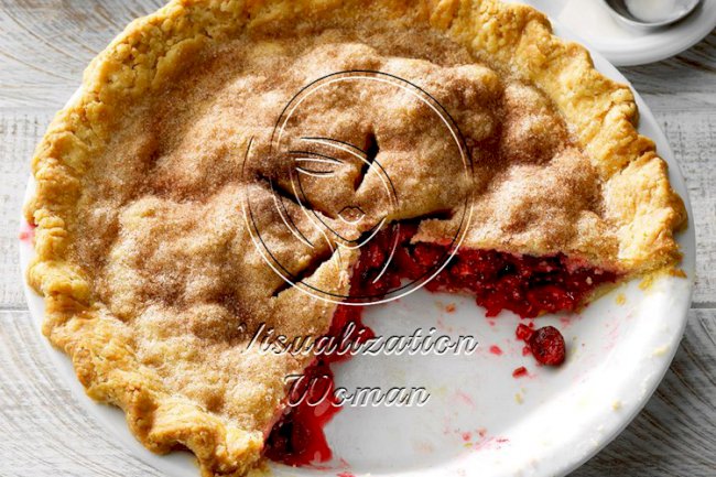 Honey Cran-Raspberry Pie
