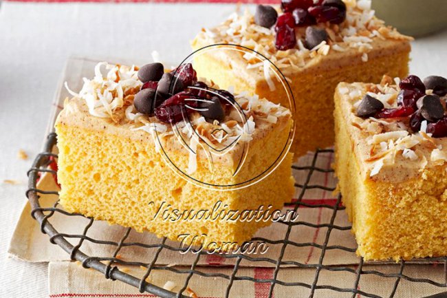 Sweet Potato Cranberry Cake